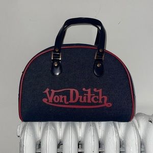 Von Dutch Denim Logo Bag